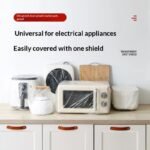 Appliance dustproof, rainproof, waterproof disposable large protective film cover for microwave ovens, rice cookers, and household use