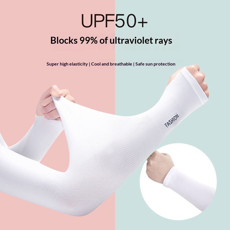 O1CN019mv1On26BO0tp6lTT_2213798107623-0-cibjpg_a865b716696e7dca-f Summer Ice Silk Cooling Sleeves, UV Protection Gloves for Women and Men, Ice Silk Arm Sleeves for Sun Protection - Image 1