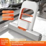 Household desktop dry and wet spray mini handheld mop, no-hand-washing, indoor cleaning dual-purpose small sponge mop