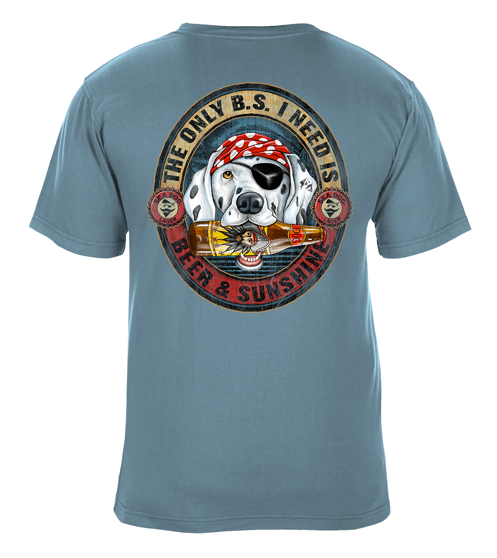 SD448-7669-27-B Sea Dog B.S. (Beer & Sunshine) T-Shirt - Image 1